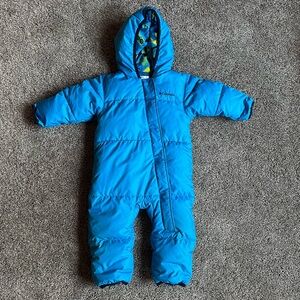 Blue Columbia snowsuit size 12-18 months